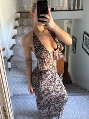 PrettyLittleThing cheetah matching set